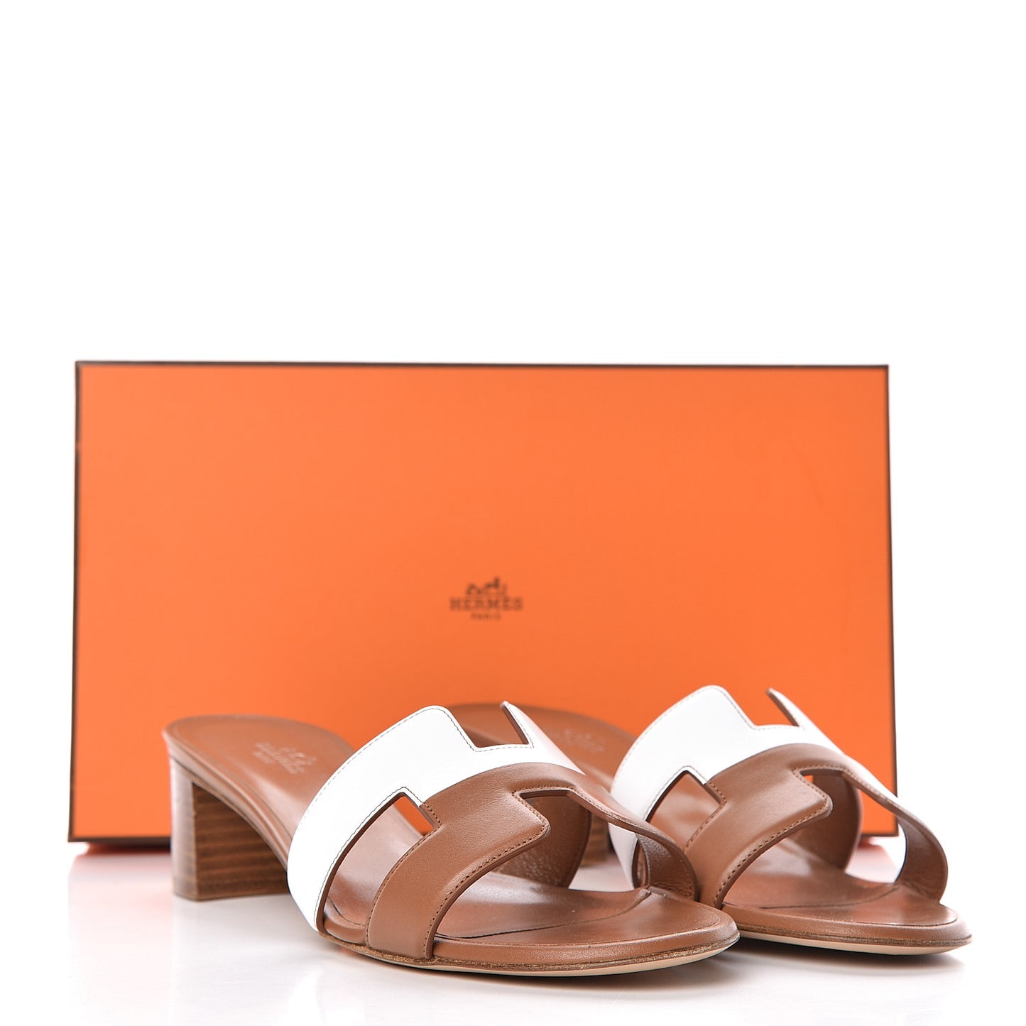 Calfskin Oasis Sandals 38.5 Gold White