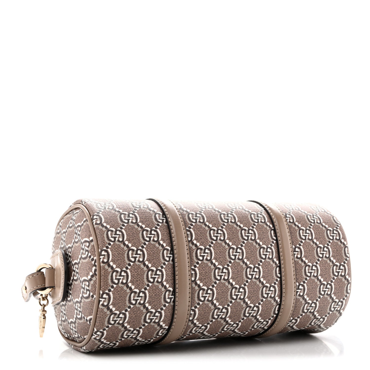 Gucci GG Shadow Monogram Top Handle Bowler Bag Rocky Ebony Grey White Rocky 3 of 10