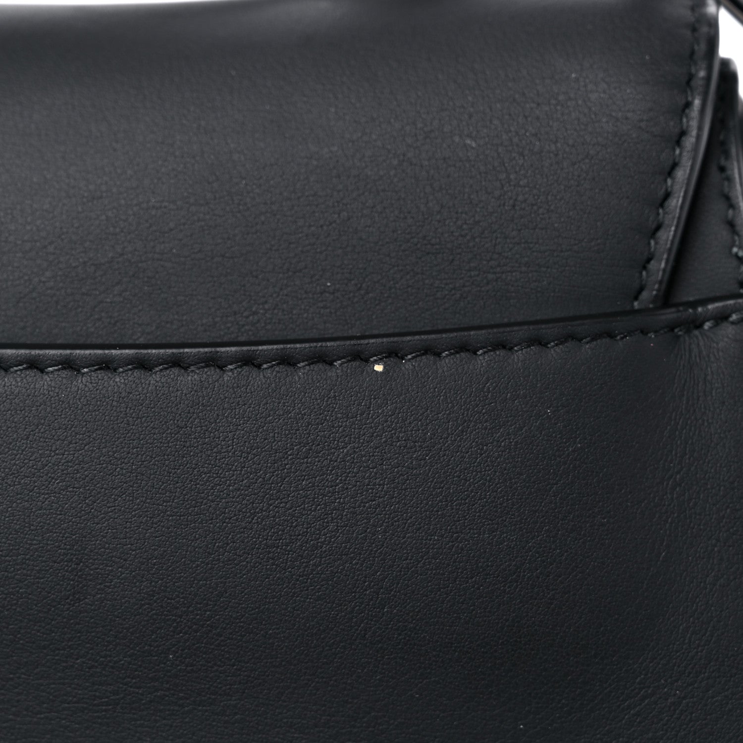 Christian Dior Ultra Matte Calfskin Mini Saddle Bag Black 12 of 12