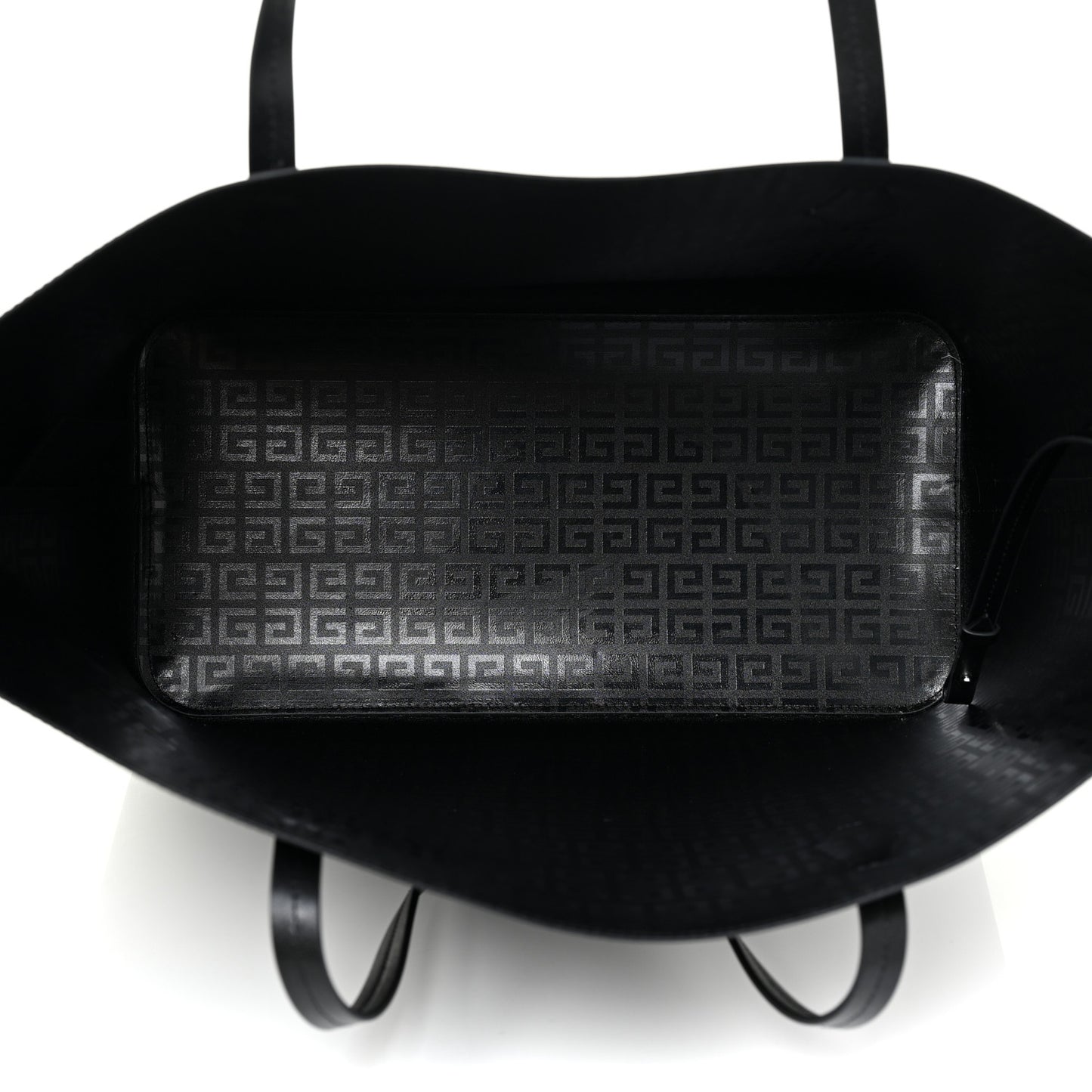 Smooth Calfskin Wing Shopping Bag Black