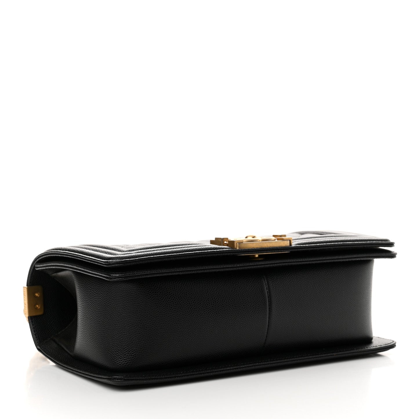 Caviar Quilted Medium Boy Flap Black