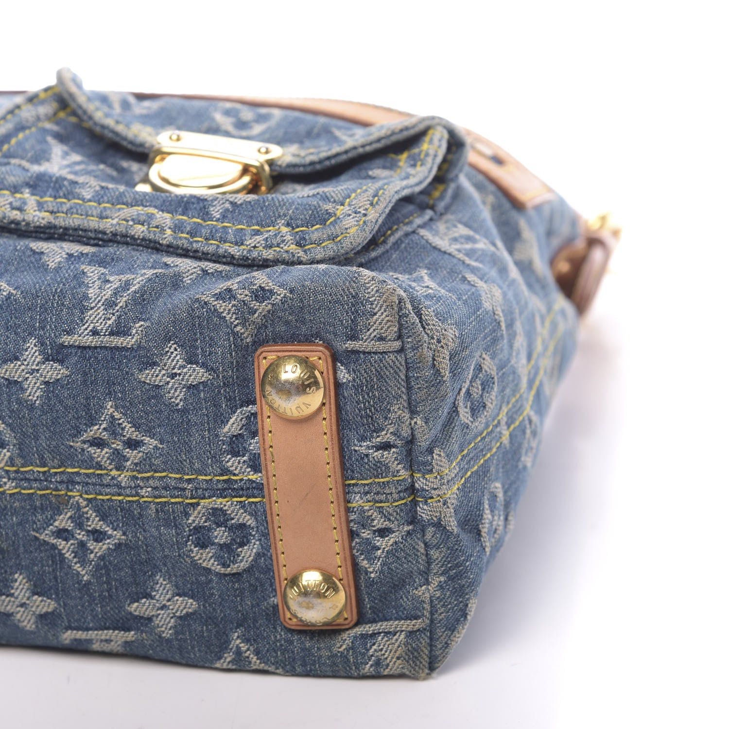 Louis Vuitton Monogram Denim Baggy PM Blue 15 of 16