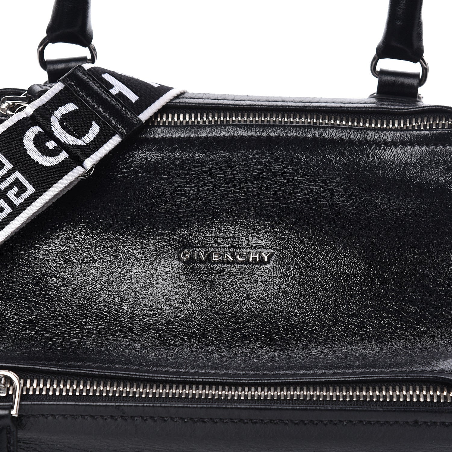 Givenchy Crackled Patent 4G Small Pandora Black 8 of 16