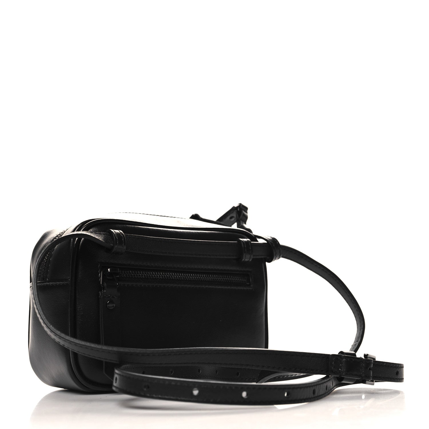 Saint Laurent Calfskin Matelasse Monogram Lou Belt Bag Black 2 of 10
