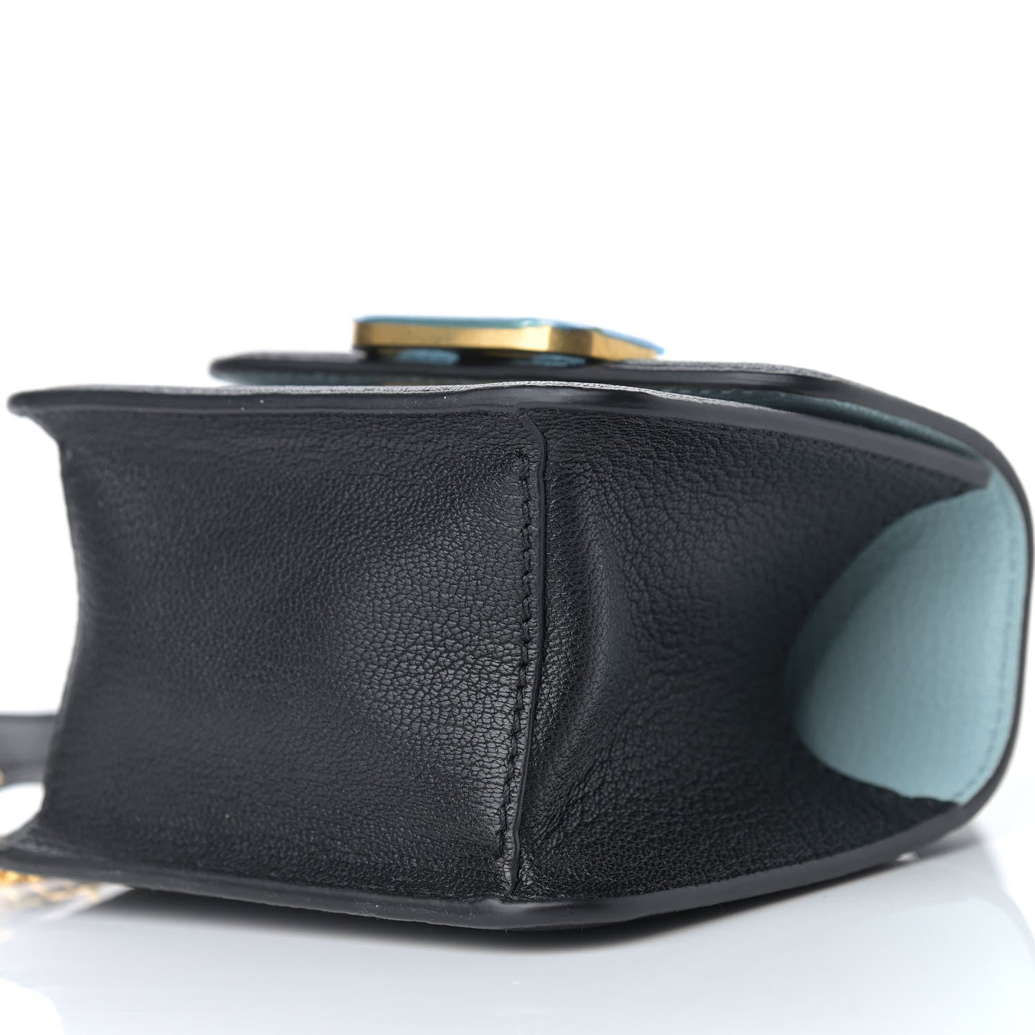 Valentino Garavani Pebbled Calfskin Micro VSling Shoulder Bag Black 8 of 8