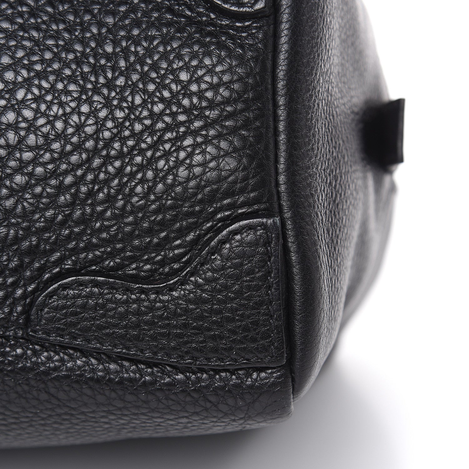 Prada Vitello Daino Embossed Logo Bowler Black 10 of 15