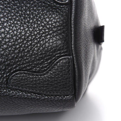 Prada Vitello Daino Embossed Logo Bowler Black 10 of 15
