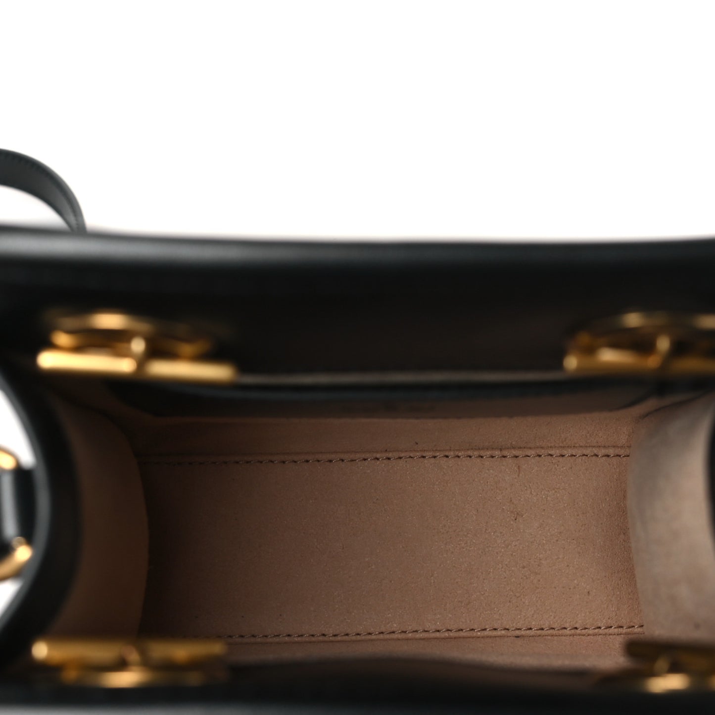 Calfskin Matelasse Chevron Mini GG Marmont Tote Black