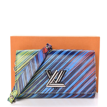 Louis Vuitton Epi Tropical Printed Twist Chain Wallet Vert Rouge 11 of 11