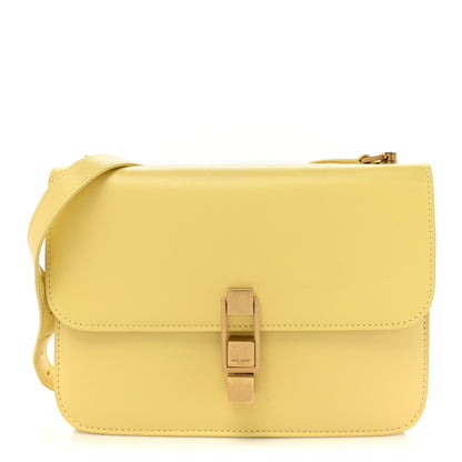 Saint Laurent Smooth Calfskin Carre Satchel Paille 1 of 16