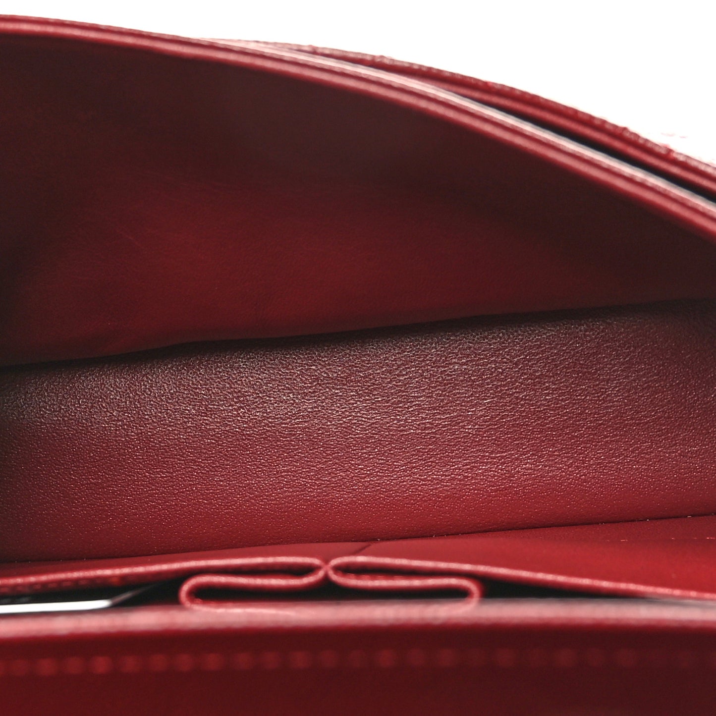 Caviar Quilted Medium Double Flap Burgundy