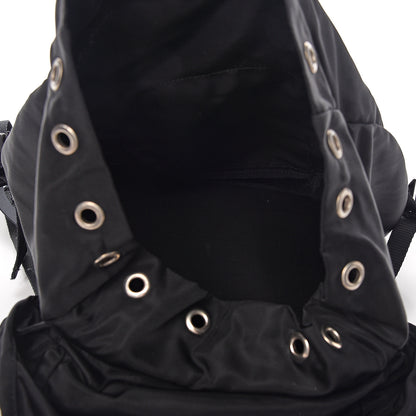 Prada Tessuto Nylon Vela Small Double Buckle Backpack Black 4 of 10