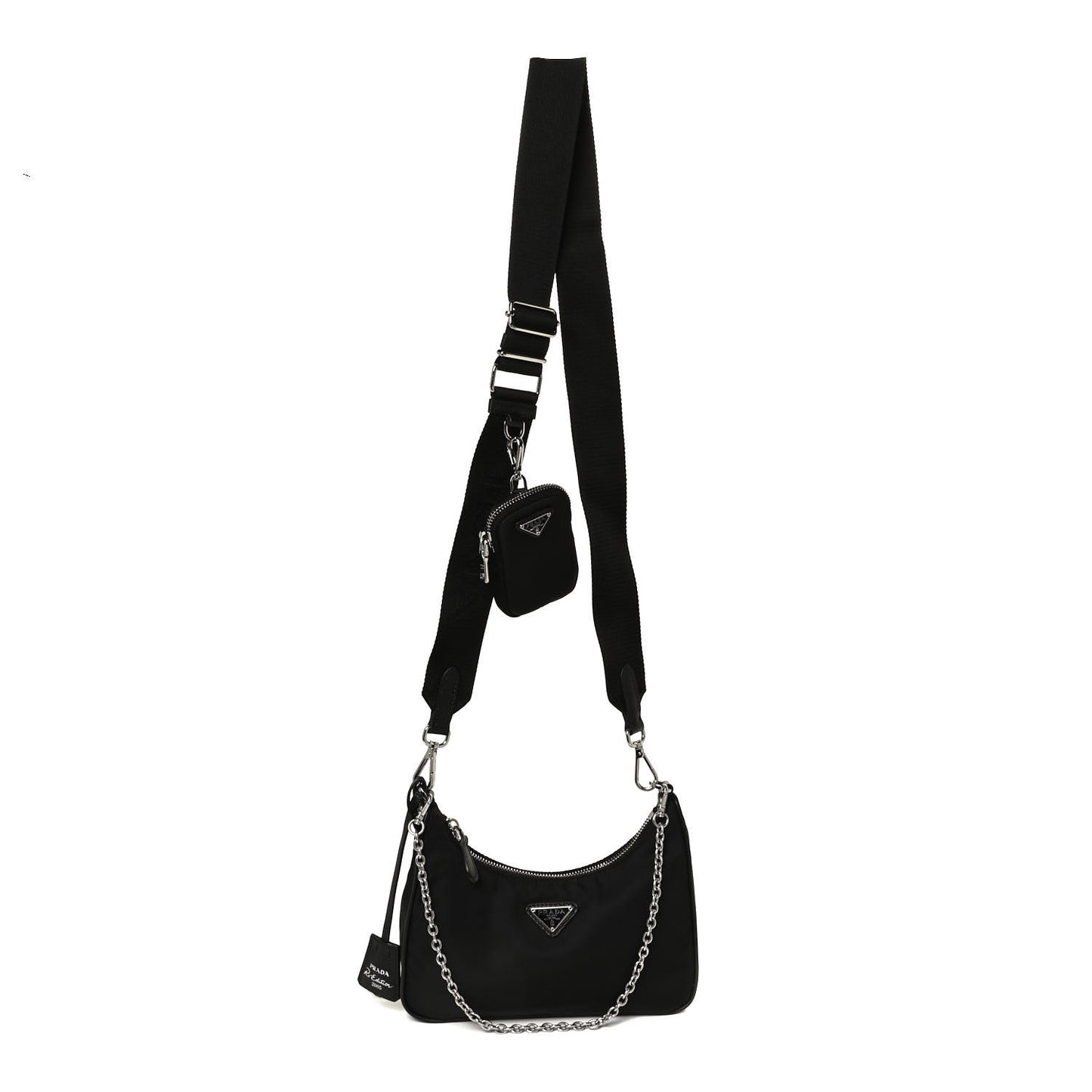 Nylon Re-Edition 2005 Shoulder Bag Black
