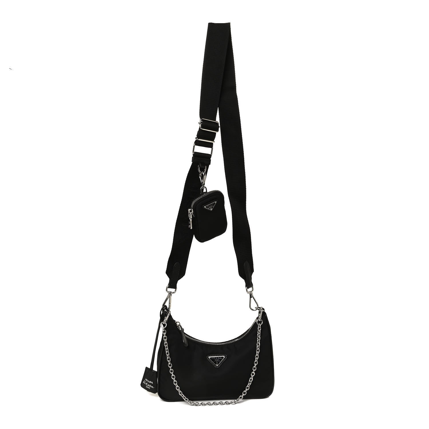 Prada Nylon Re-Edition 2005 Shoulder Bag Black 1 of 14