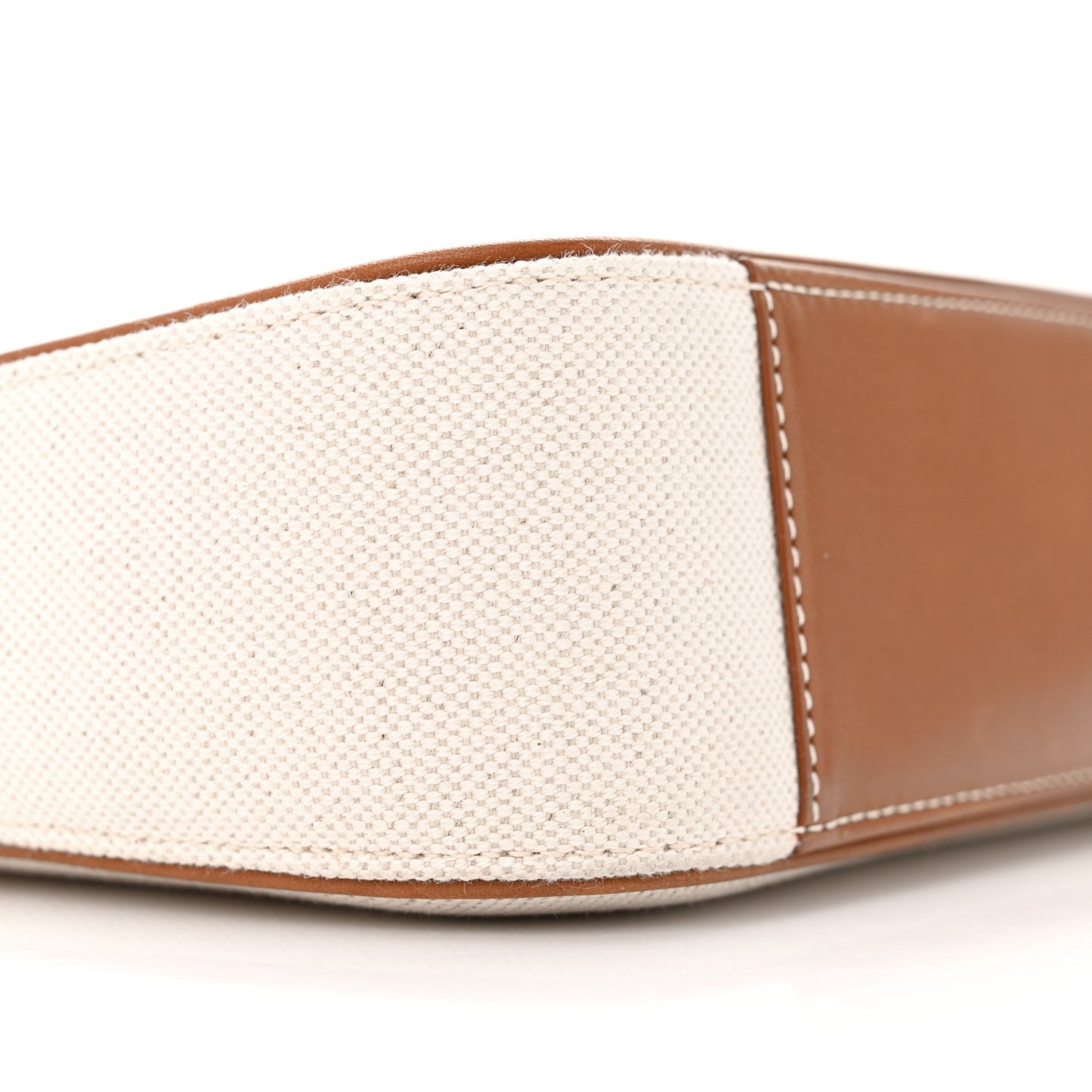 Smooth Calfskin Canvas Le 5 A 7 Hobo Natural Beige Brick