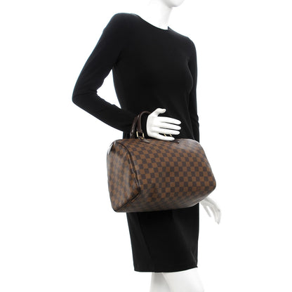 Louis Vuitton Damier Ebene Speedy 30 2 of 15
