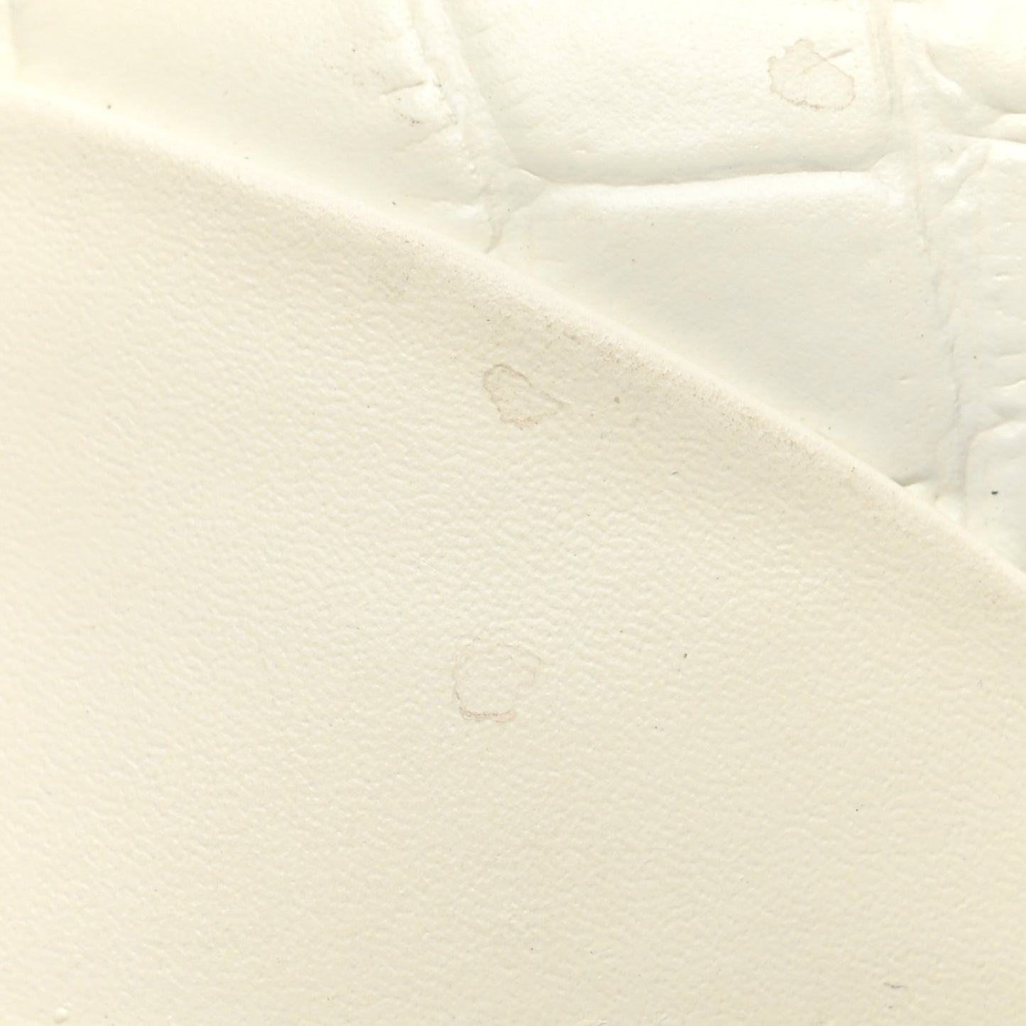 Calfskin Crocodile Embossed Frontrow Sneakers 38 White