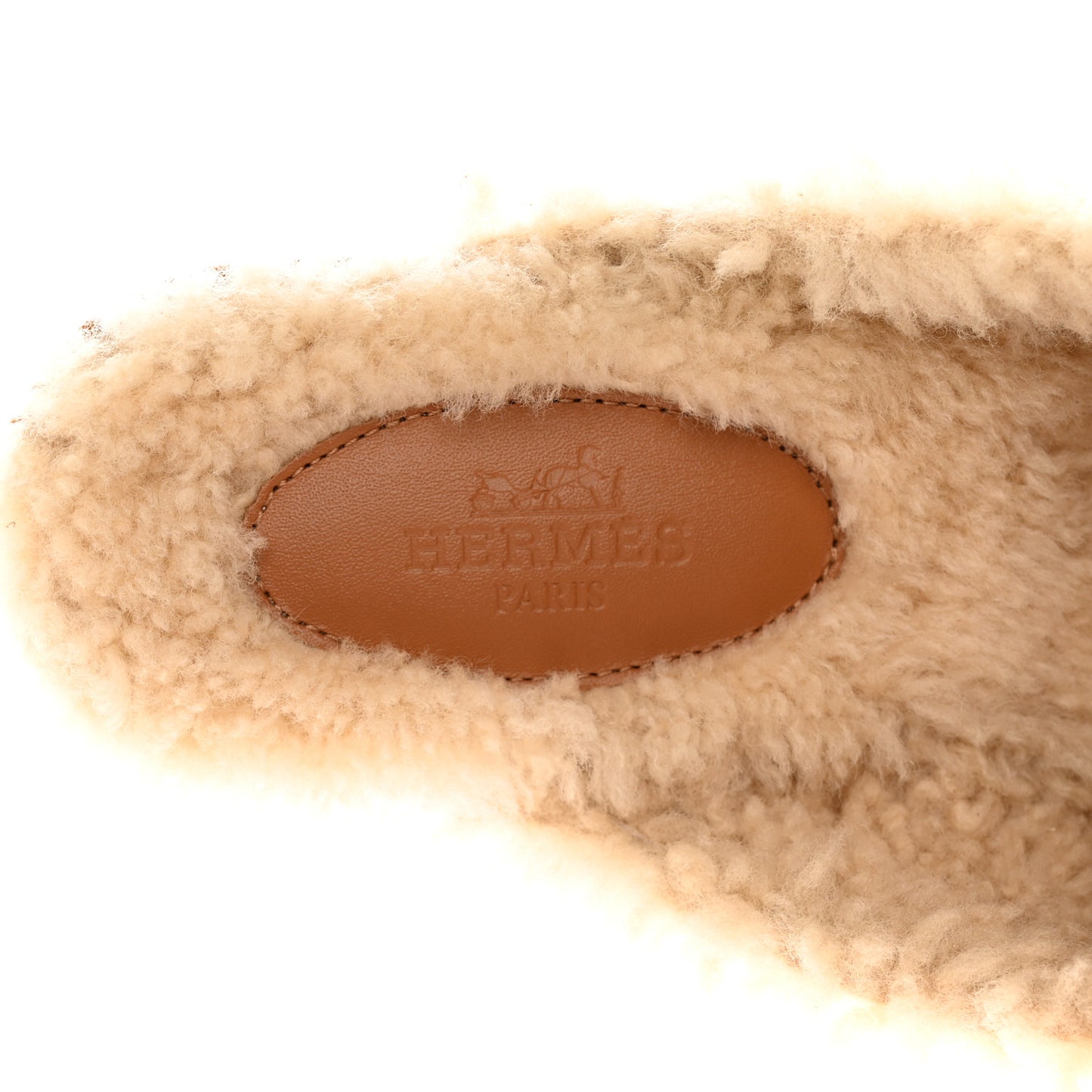 Suede Goatskin Calfskin Woolskin Oz Mules 36 Naturel