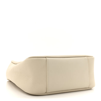 Saint Laurent Smooth Calfskin Small Le 5 A 7 Soft Hobo Blanc Vintage 4 of 12