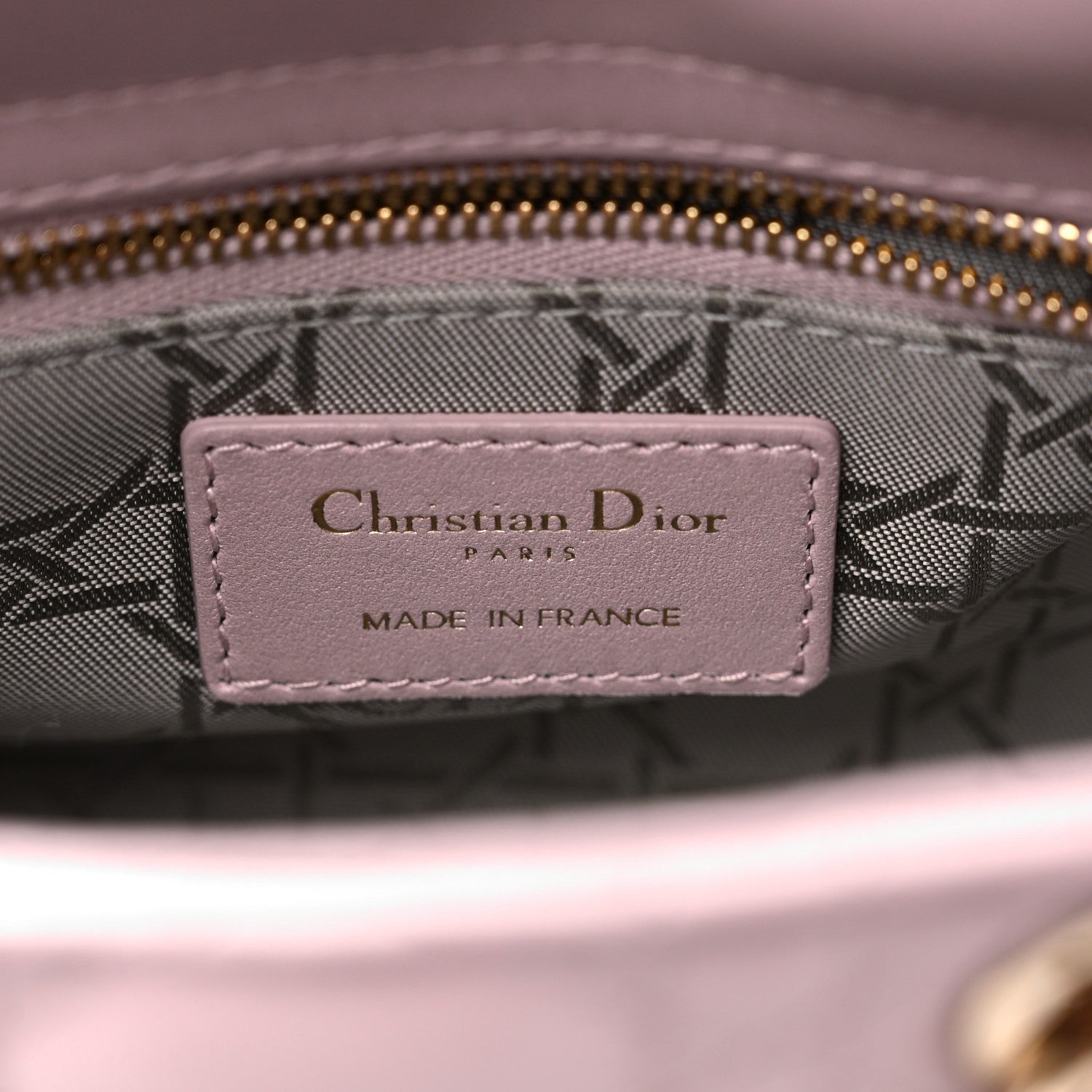 Christian Dior Metallic Lambskin Cannage Mini Lady Dior Lotus 6 of 8