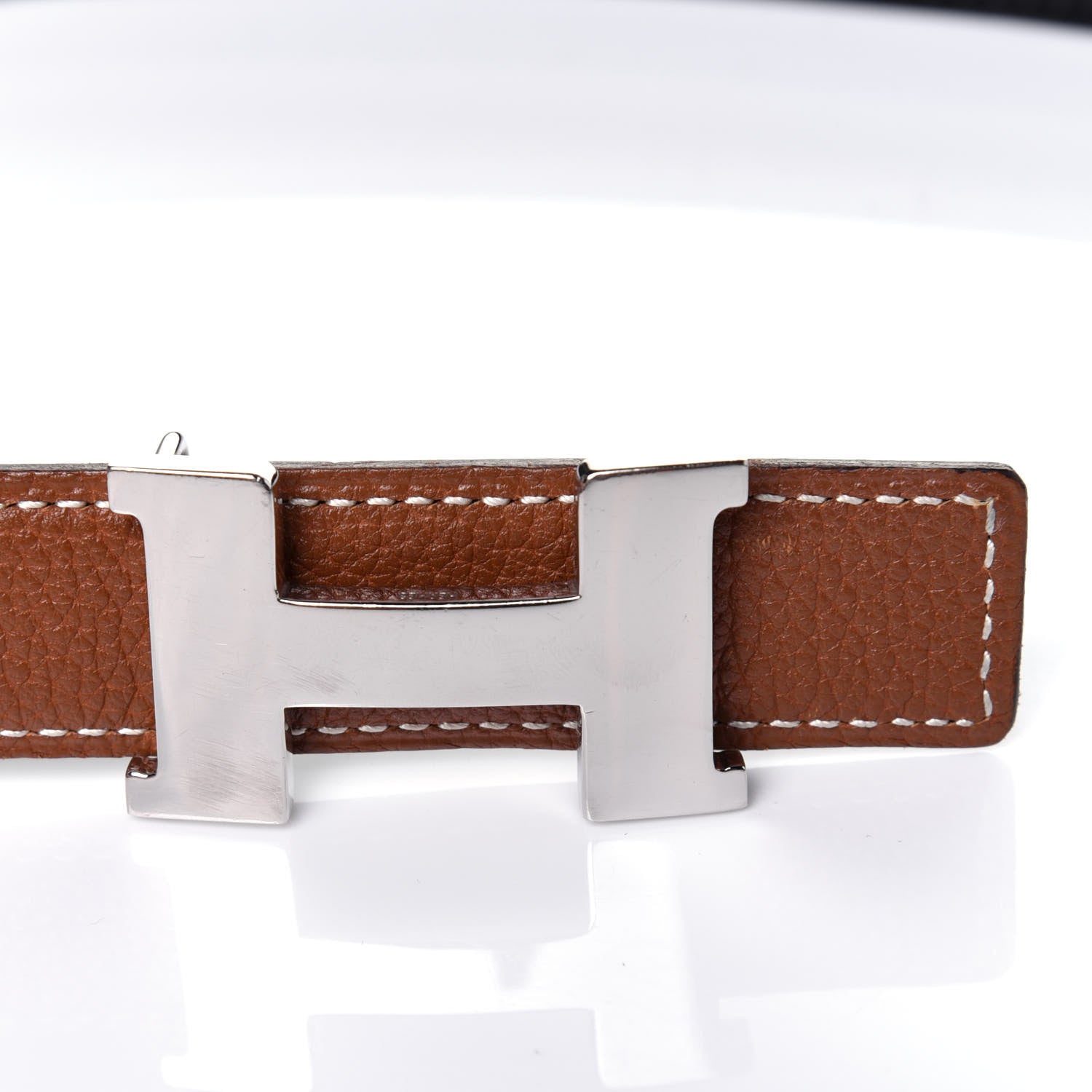 Hermes Box Togo 24mm Mini Constance H Belt 80 Black Gold 11 of 15