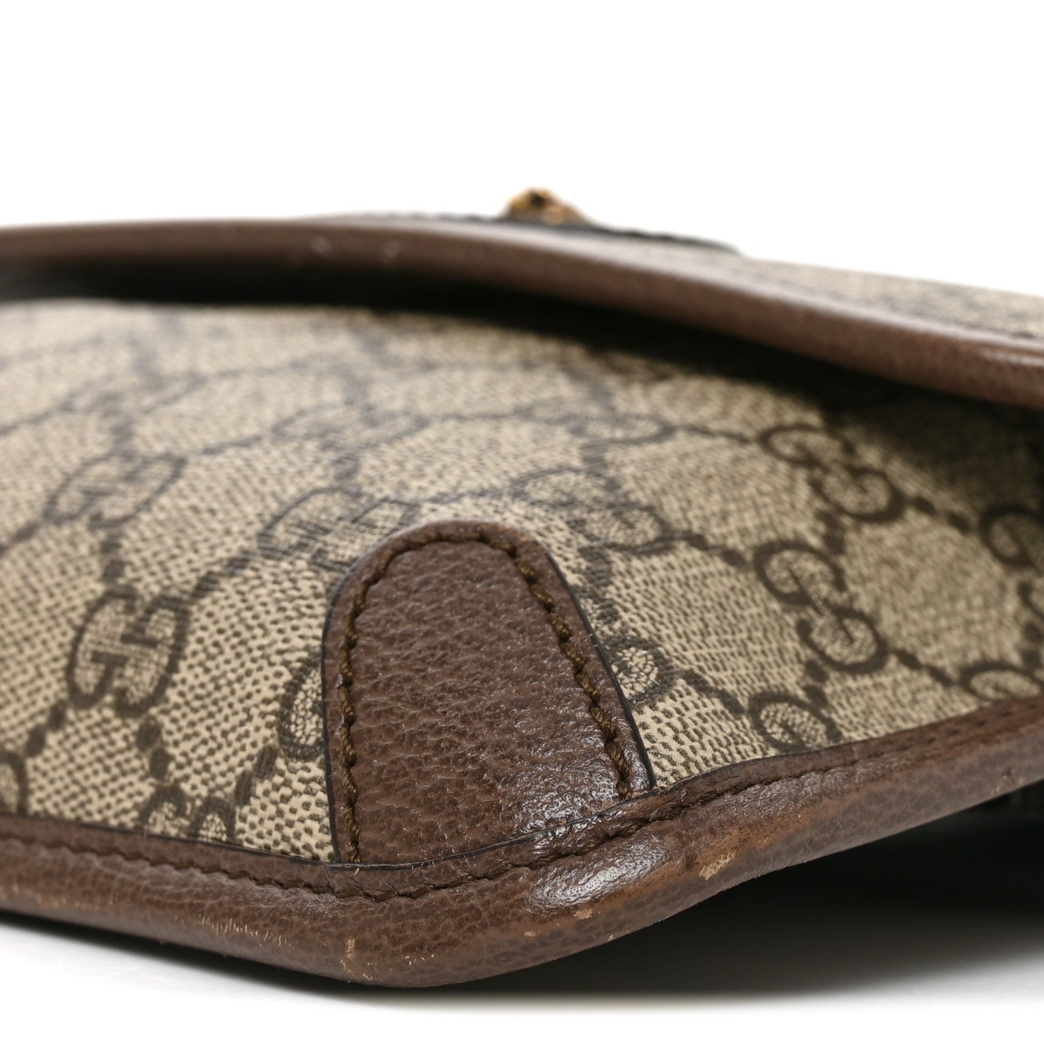 Gucci GG Supreme Monogram Neo Vintage Web Belt Bag Brown 10 of 10