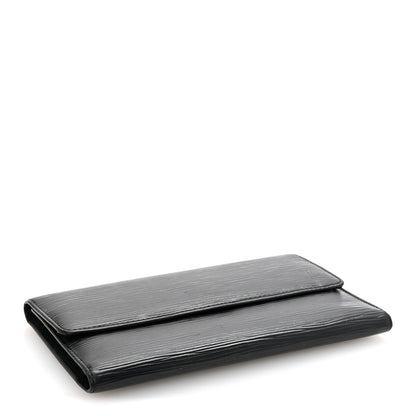 Louis Vuitton Epi Porte Tresor International Wallet Black 4 of 6
