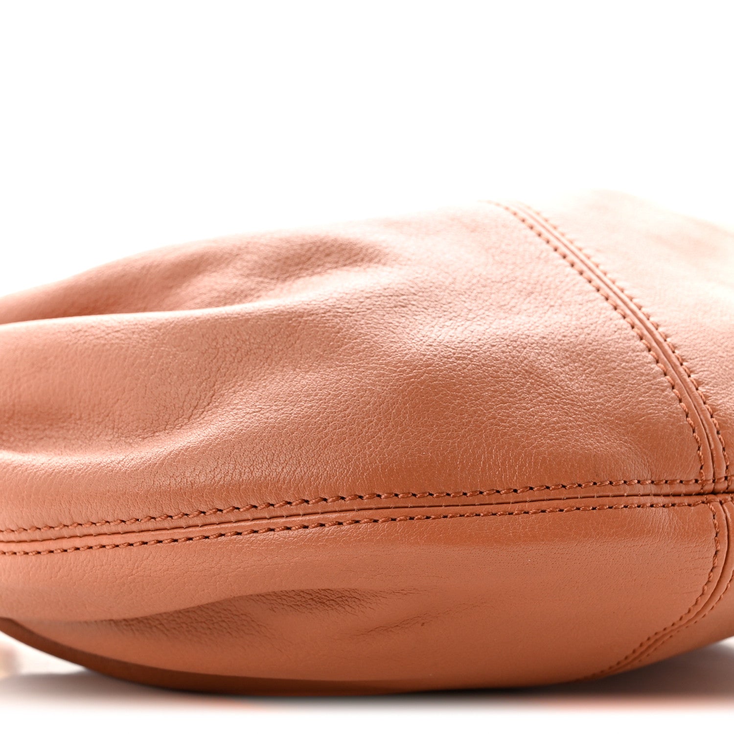 Chloe Grained Calfskin Small Bracelet Hobo Bag Woodrose 9 of 10