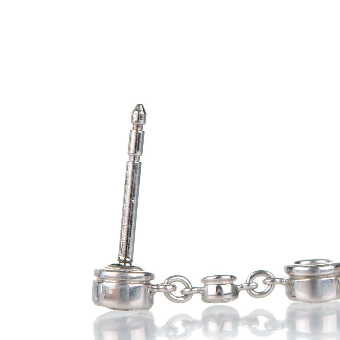 Platinum Elsa Peretti Diamonds by the Yard Drop Earrings