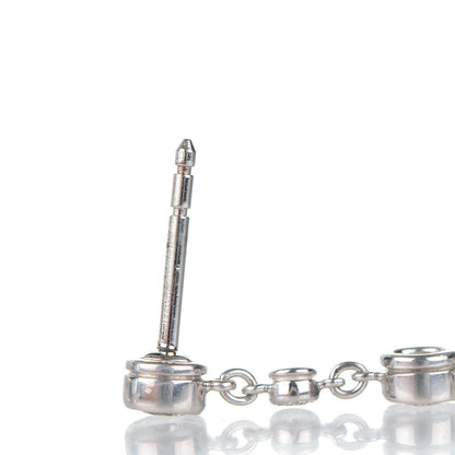 Tiffany Platinum Elsa Peretti Diamonds by the Yard Drop Earrings 6 of 8