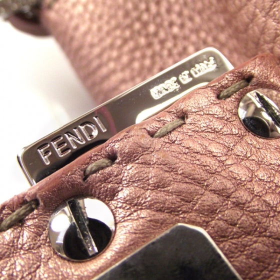 Metallic Calfskin Romano Selleria Limited Edition Baguette Pink