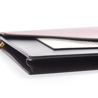 Celine Cobra Shiny Calfskin Clutch On A Chain 8 of 9