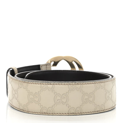Gucci Guccissima Interlocking G 40mm Belt 85 34 Off White 2 of 6