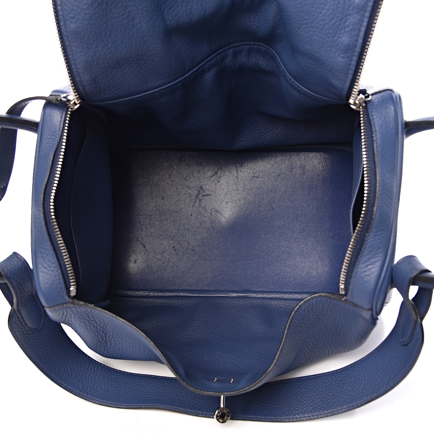 Hermes Taurillon Clemence Lindy 34 Bleu Brighton 5 of 12