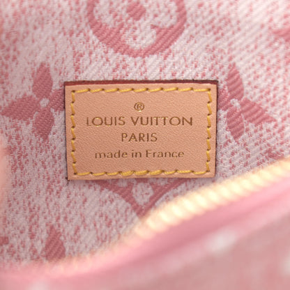 Louis Vuitton Monogram Jacquard Denim Nano Speedy Bandouliere Pink 6 of 8