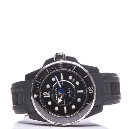 Chanel Stainless Steel Ceramic Rubber 41mm J12 Marine Automatic Watch Black 3 of 10