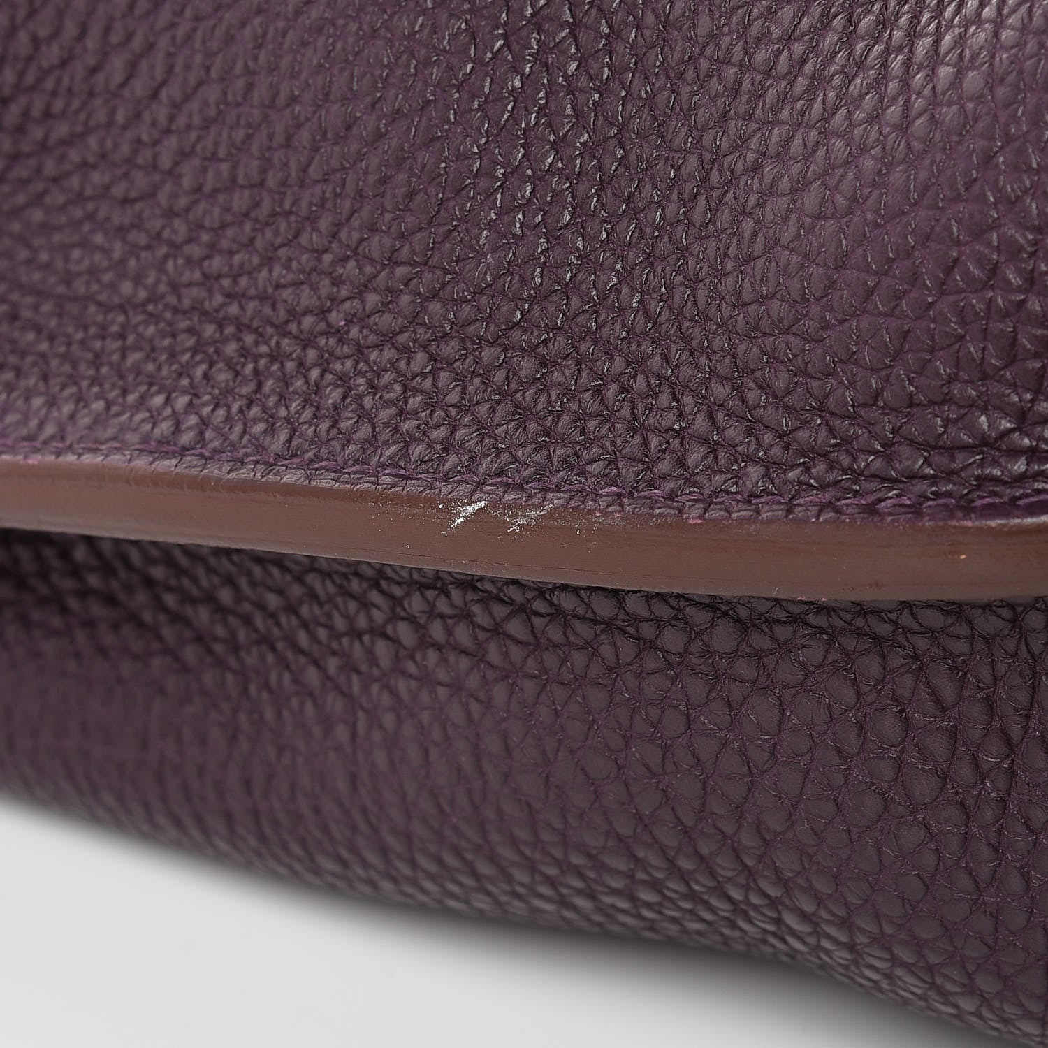 Hermes Togo So Kelly 26 Raisin 8 of 10