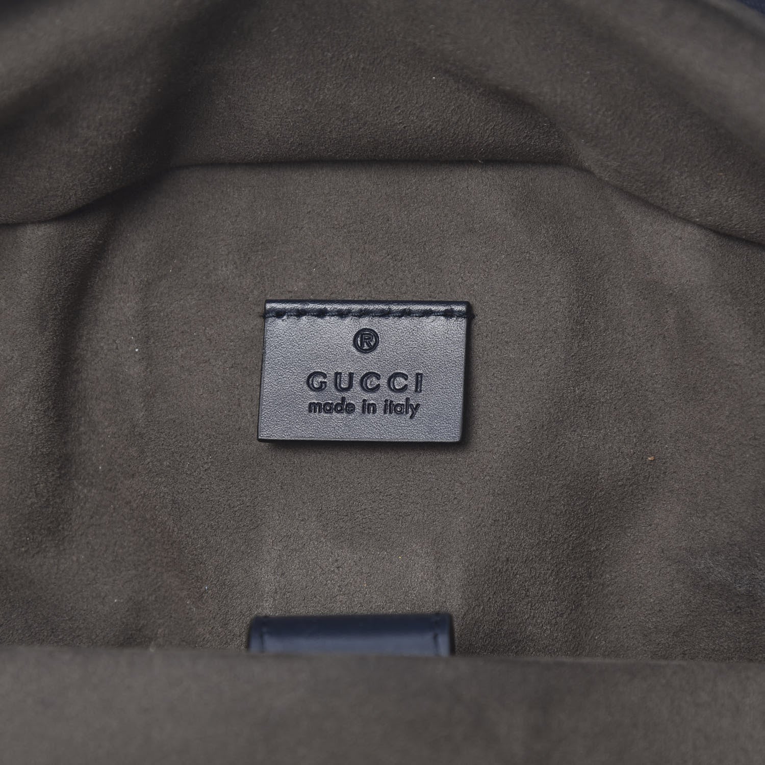 Gucci Guccissima Signature Day Backpack Blue 5 of 15