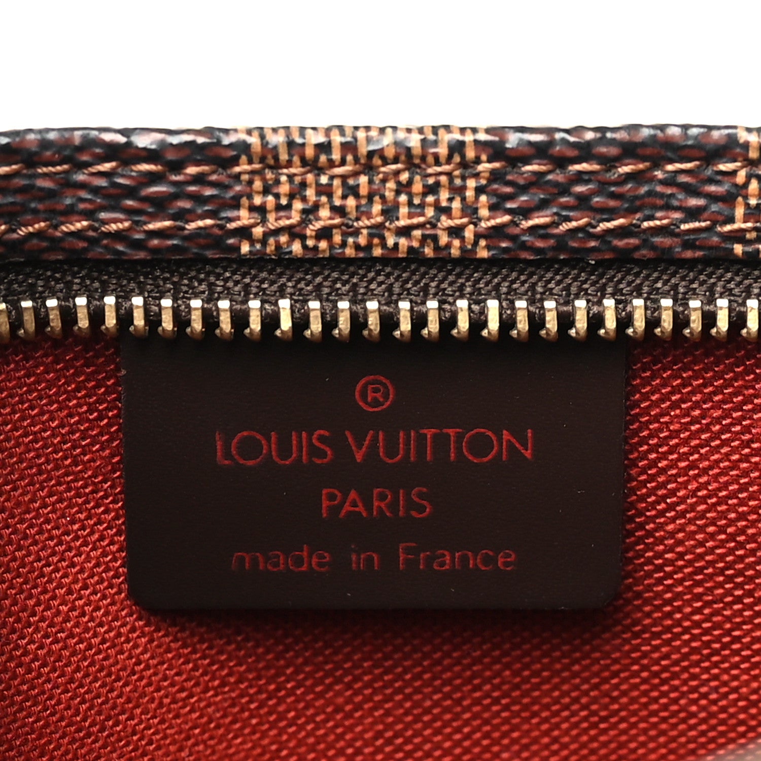 Louis Vuitton Damier Ebene Navona Pochette Accessories 6 of 9