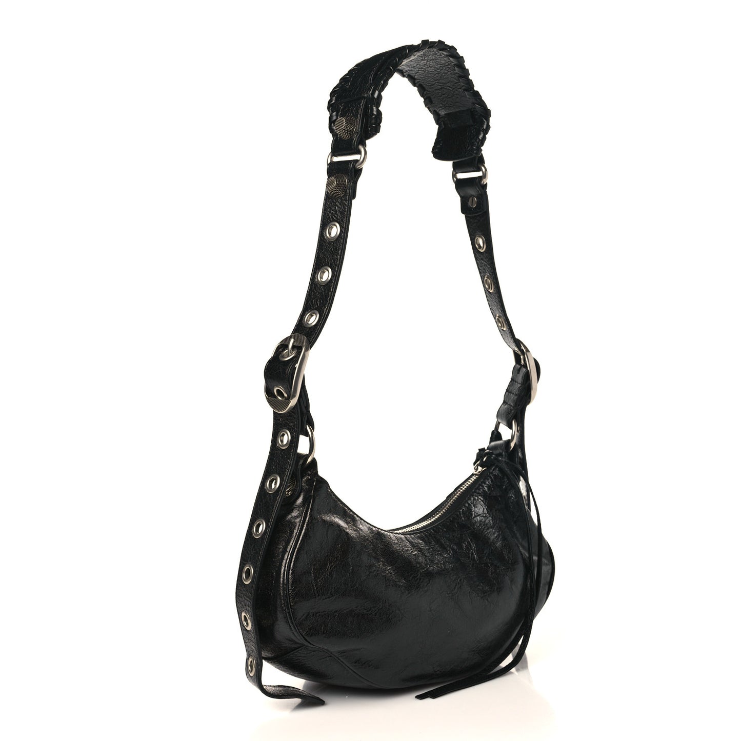 Agneau Arena Le Cagole Shoulder Bag XS Black
