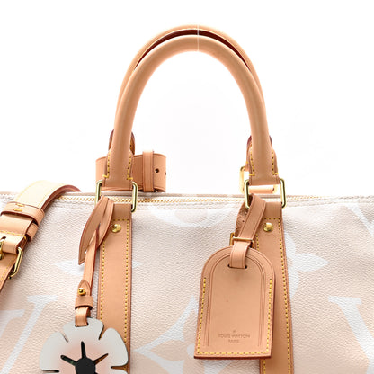 Louis Vuitton Monogram Giant By The Pool Keepall Bandouliere 45 Brume 12 of 22