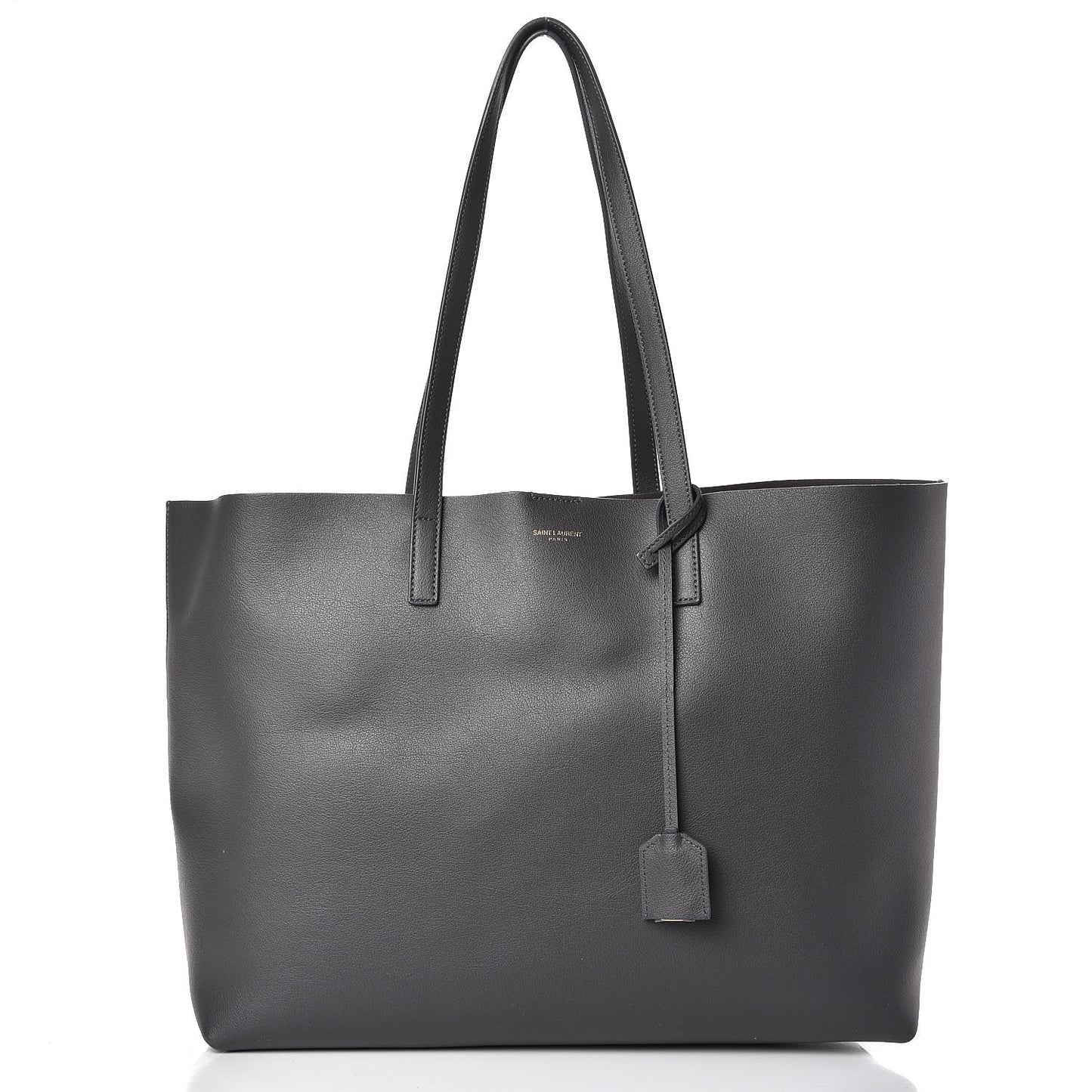 Calfskin Large Shopping Tote Storm