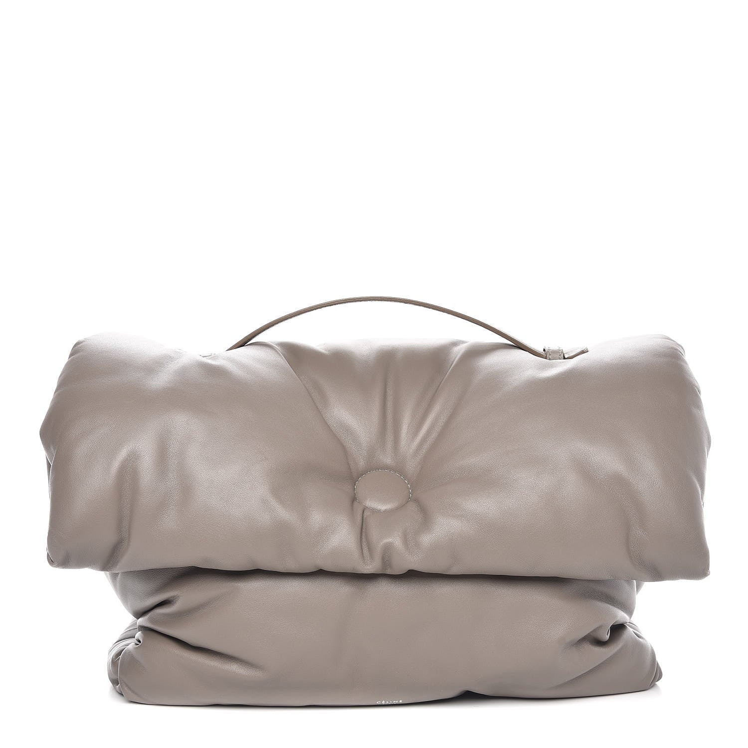 Celine Smooth Lambskin Cartable Pillow Flap Grey 1 of 7