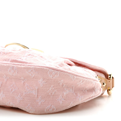 Louis Vuitton Monogram Denim Sunset Washed Pink 9 of 10