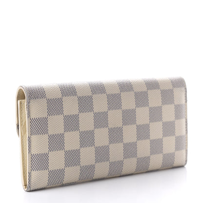 Louis Vuitton Damier Azur Emilie Wallet 3 of 10