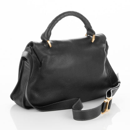 Chloe Calfskin Medium Marcie Top Handle Bag Black 3 of 6