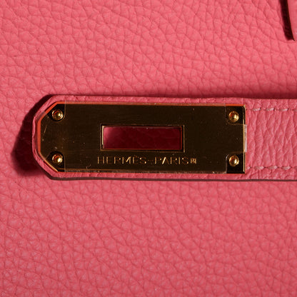Hermes Togo Birkin 35 Rose Lipstick 3 of 22