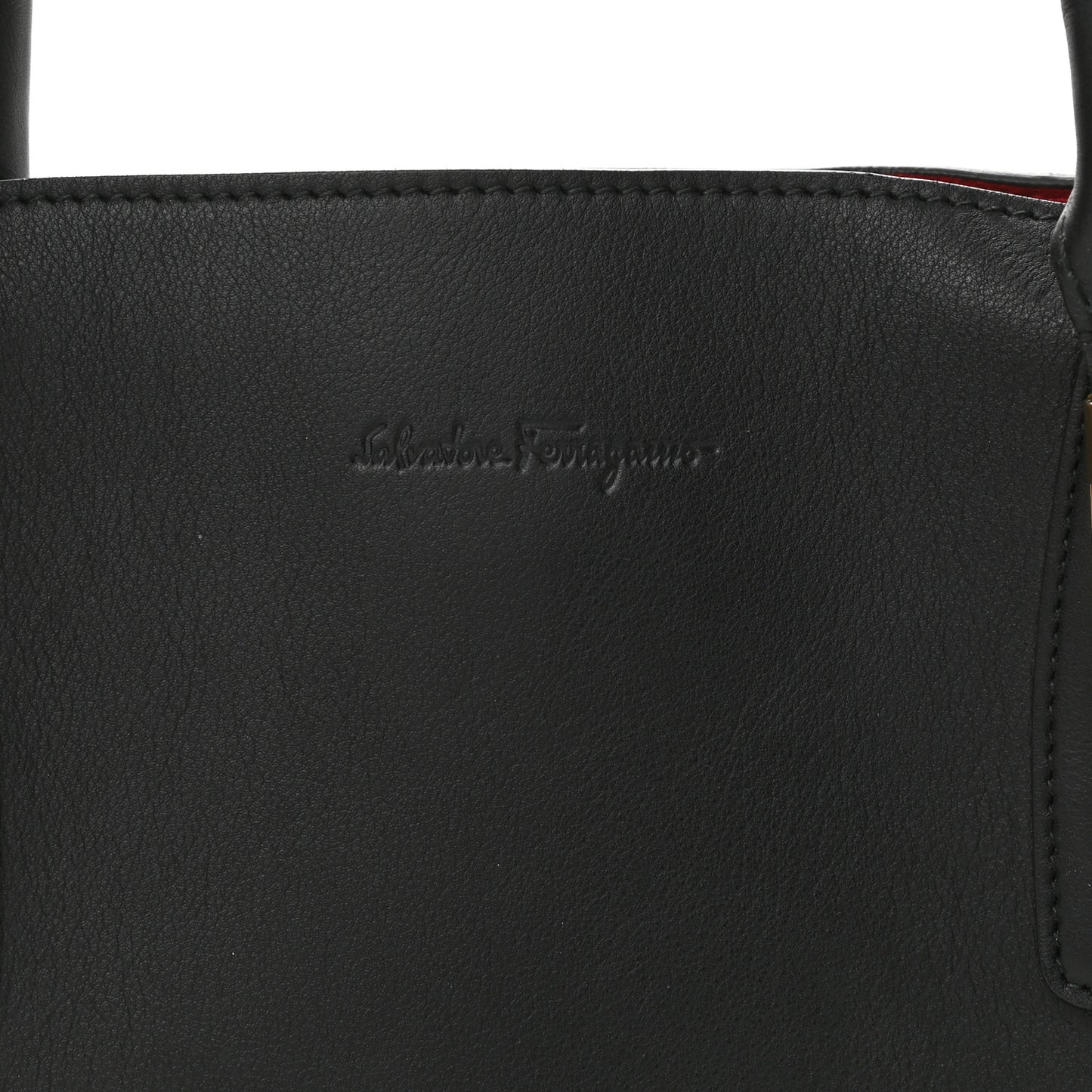 Calfskin Python Whitney Tote Black