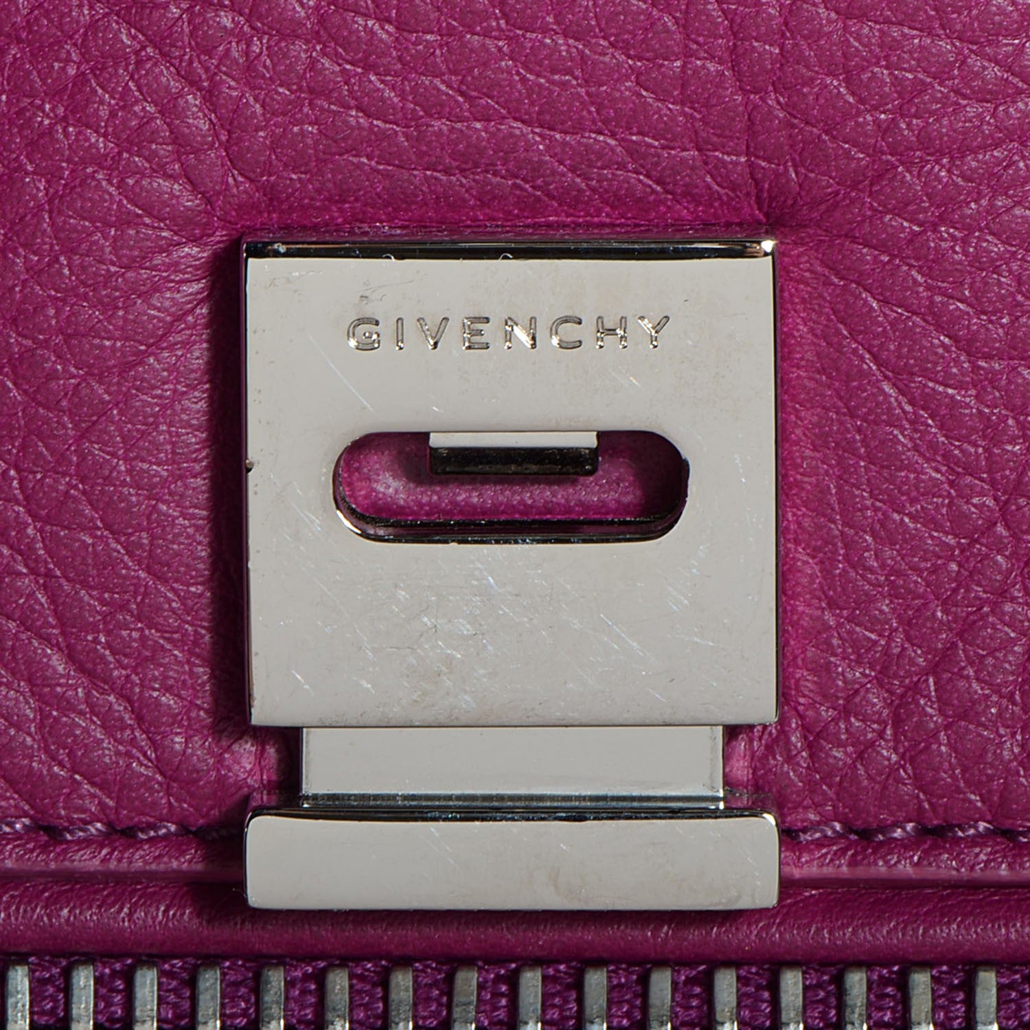 Givenchy Calfskin Medium Pandora Satchel Orchid Purple 9 of 10
