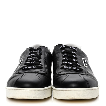 Chanel Calfskin CC Womens Sneakers 40 Black 2 of 4